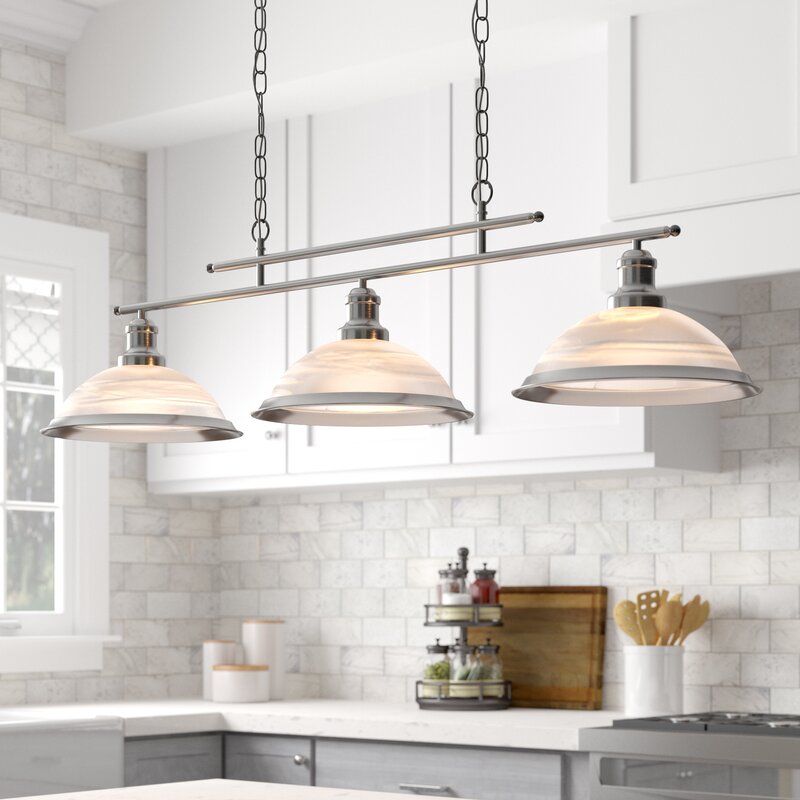 Kitchen Flooring Ideas | The Top 25 Trends of The Year: Glass Pendant